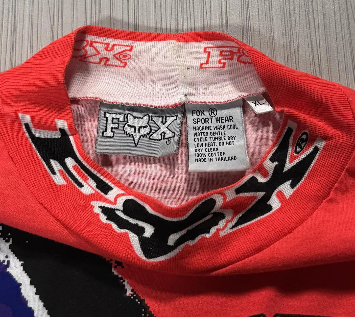Vintage Fox Racing BMX Jersey (Size XL) — RootsBK
